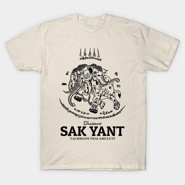 Sak Yant Muay Thai T-Shirt by KewaleeTee